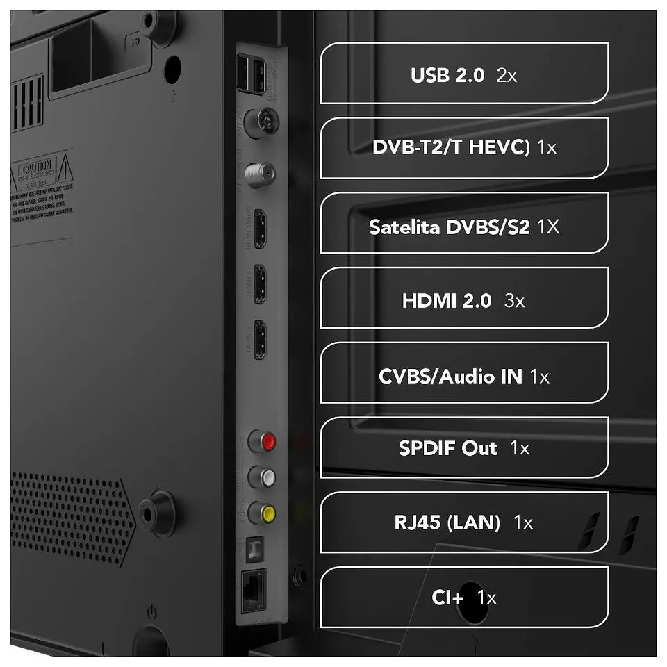 Smart TV LED Frameless 50