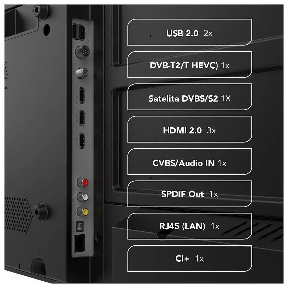 Smart TV LED Frameless 55