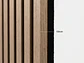 Wall Panel Acustico 600x600x18mm T002 - Miniatura 2