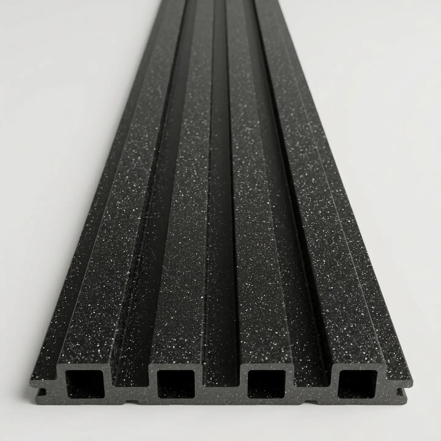 Wall Panel 15.5x240x1.7cm Negro Brillante 2