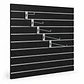 Panel Ranurado 120x120x18mm Negra - Miniatura 2