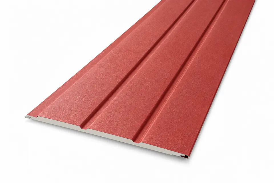 Siding 290cm x 0.383cm x 1.6cm 05-Net-Veined-Red Rojo Escarchado 1