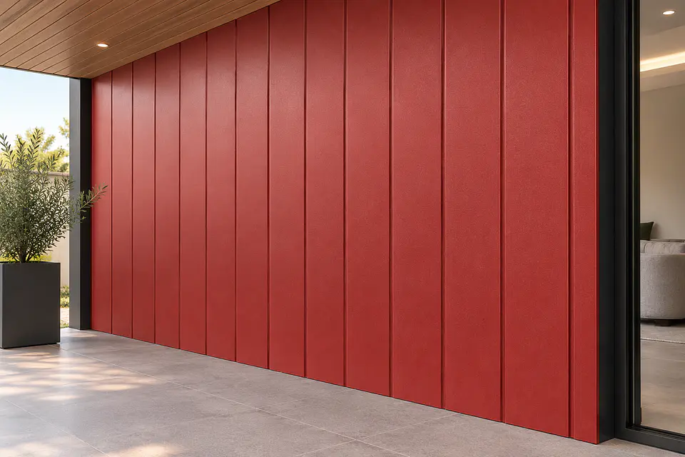 Siding 290cm x 0.383cm x 1.6cm 05-Net-Veined-Red Rojo Escarchado 2