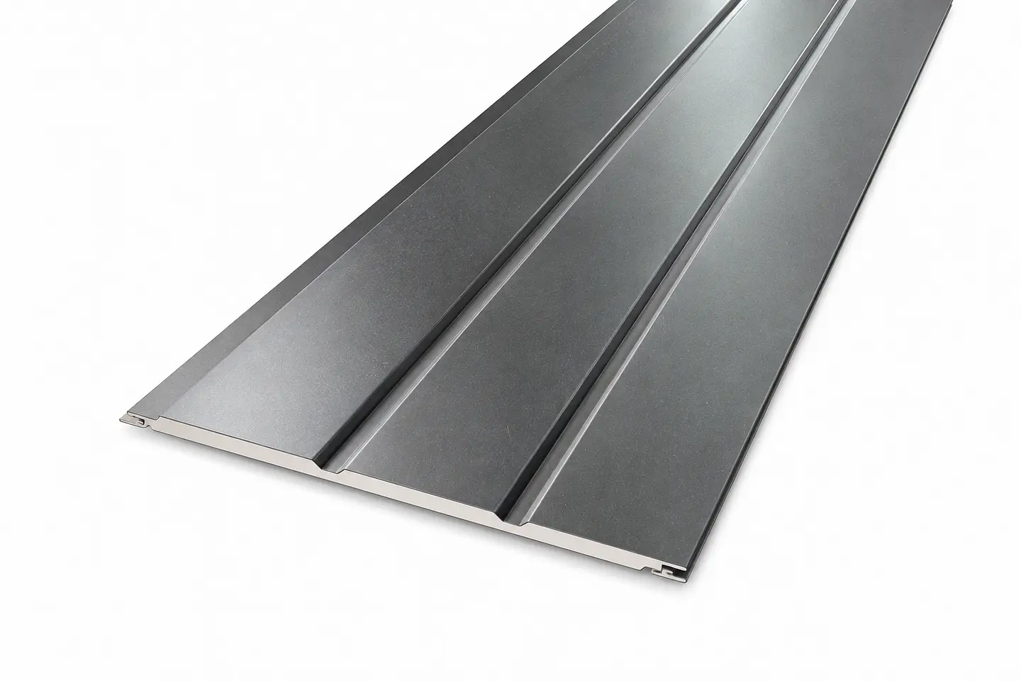 Siding 290cm x 0.383cm x 1.6cm 01-Black Double Grooved 1