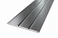 Siding 290cm x 0.383cm x 1.6cm 01-Black Double Grooved - Miniatura 1