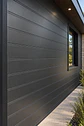Siding 290cm x 0.383cm x 1.6cm 01-Black Double Grooved - Miniatura 2