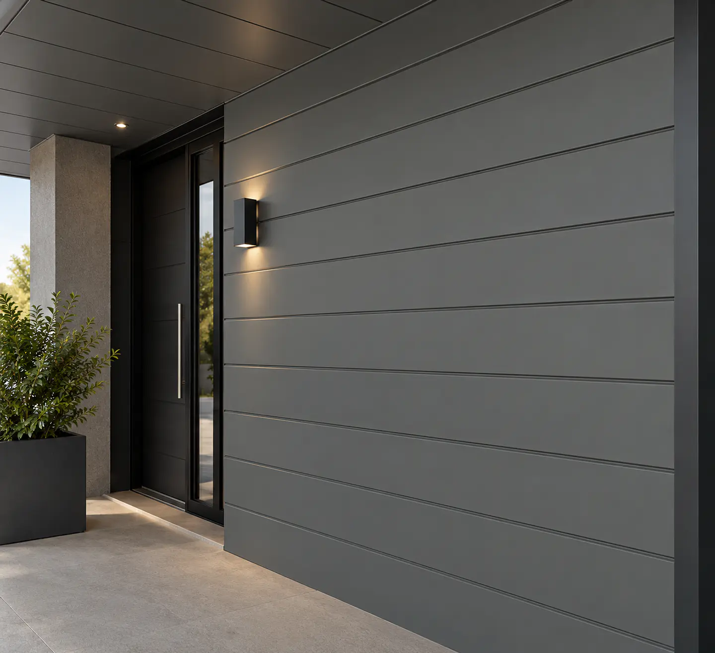 Siding 290cm x 0.383cm x 1.6cm 06 Gris 2