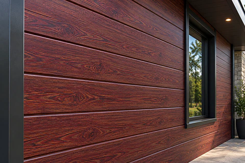 Siding 290cm x 0.383cm x 1.6cm 08 Caoba