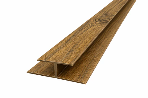 Perfil para Siding Union - MARRON INTERMEDIO 04 3MTS X 4CM X 8CM
