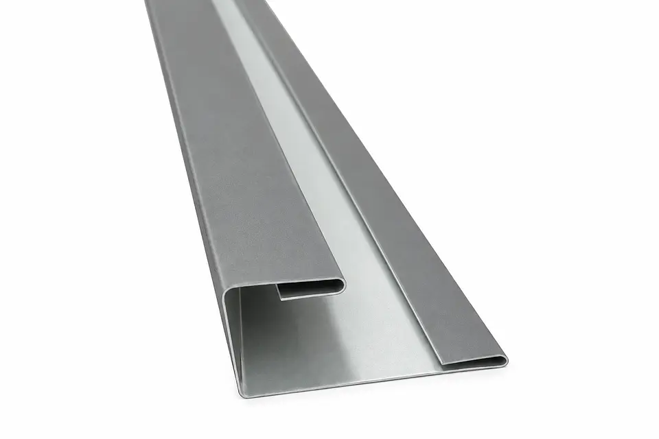 Perfil para Siding Inicio 06 GRIS 3MTS X 4CM X 8CM 1
