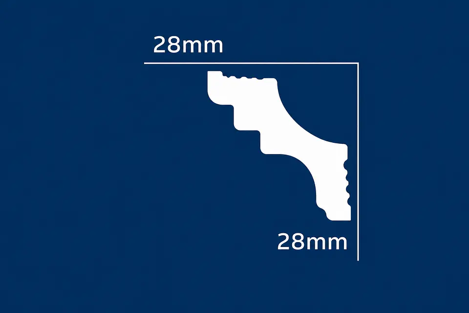 Cornisa Plumavit 28x28mm M30 2