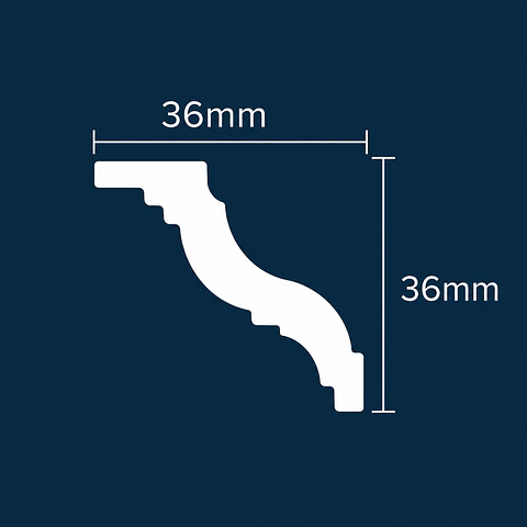 Cornisa Plumavit CM36