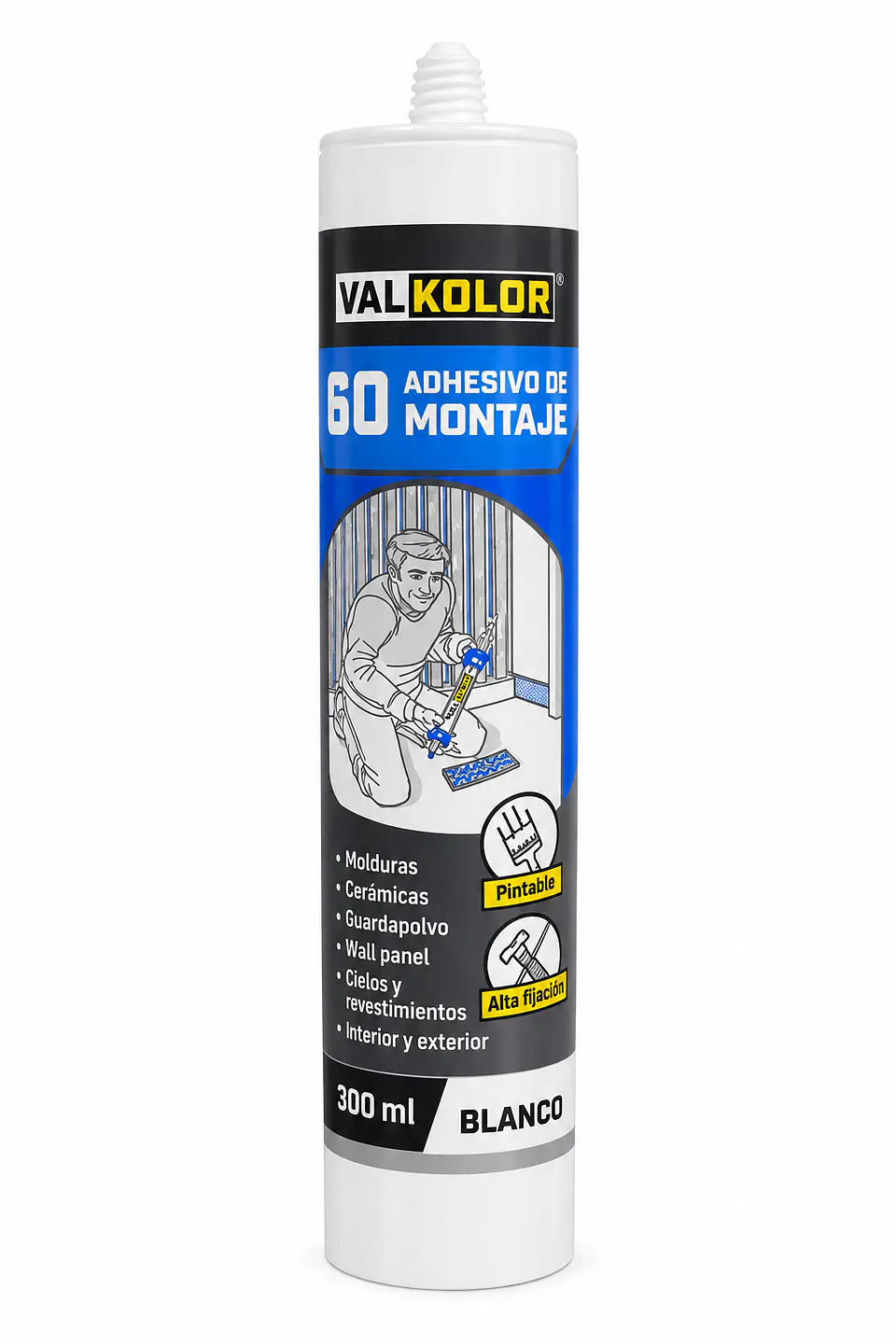 Silicona Adhesivo de Montaje 300ml 1