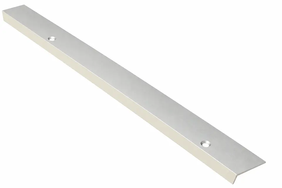 Cubre Junta Aluminio 4x100cm x 2mm Ploma Desnivel 1
