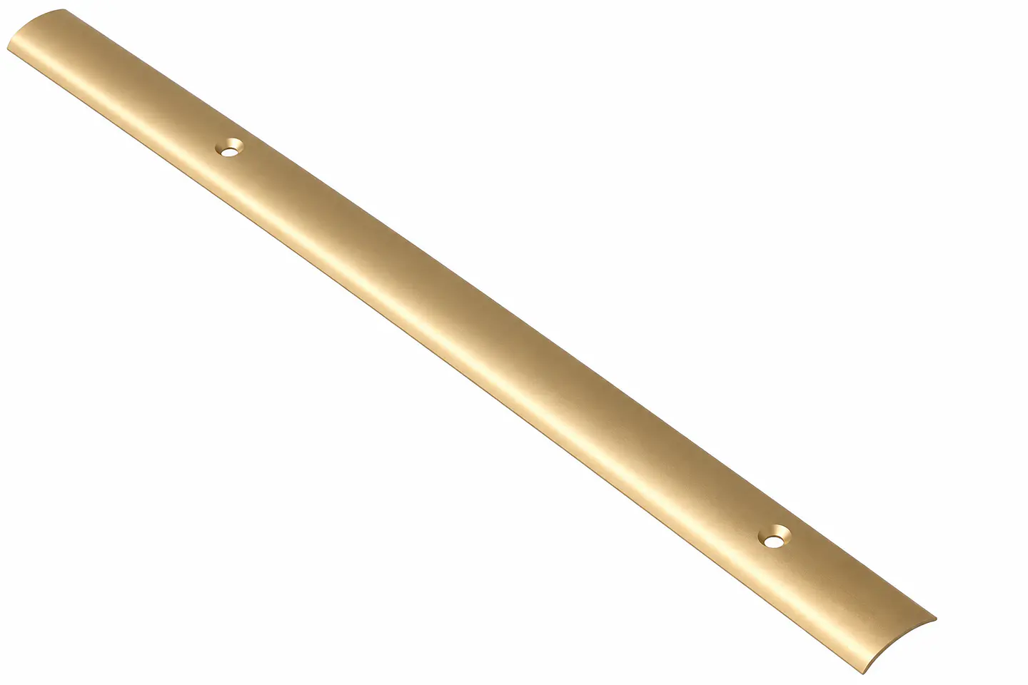 Cubre Junta Aluminio 4x100cm x 2mm Dorada Lisa 1