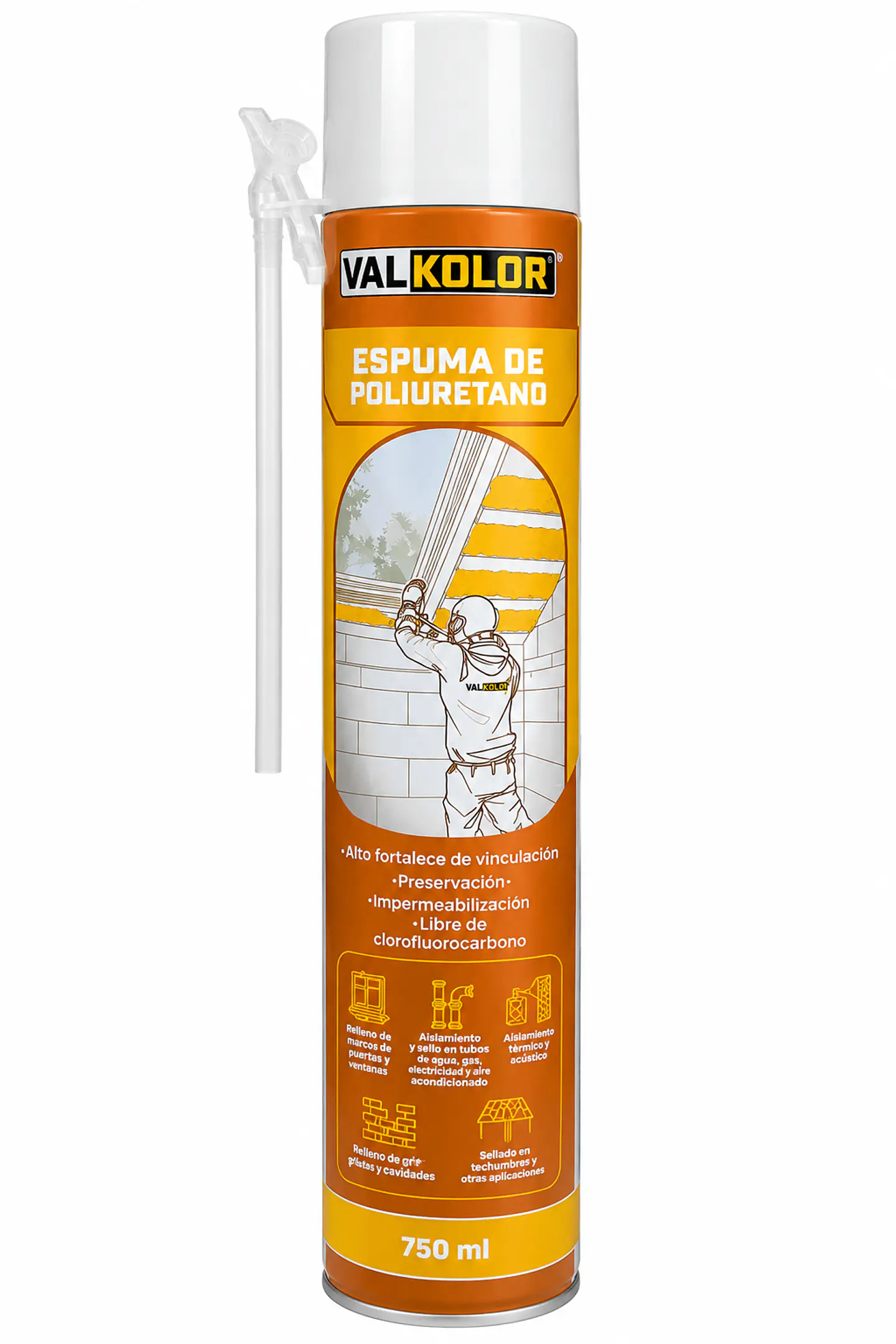 Espuma Expansiva de Poliuretano 750ml 1