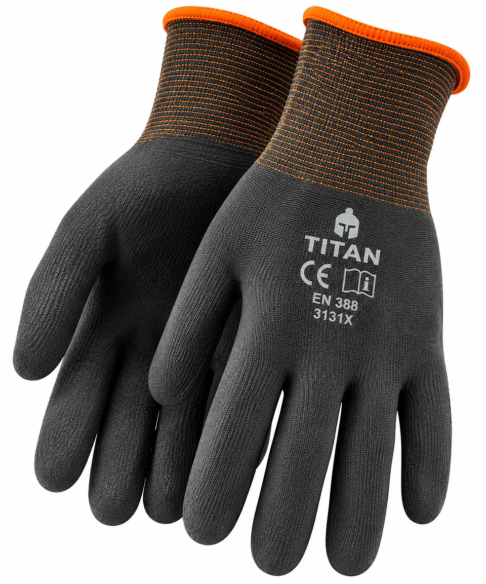 Guantes Palma Negro PU T10 1