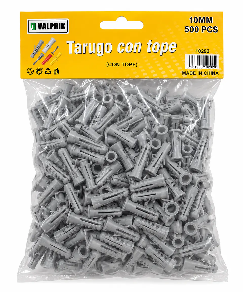 Tornillos Tarugo 10mm Bolsa 500 und 1