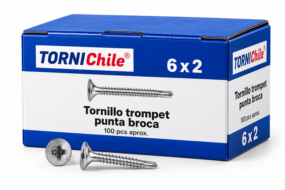 Tornillo Punta Broca 6x2 1
