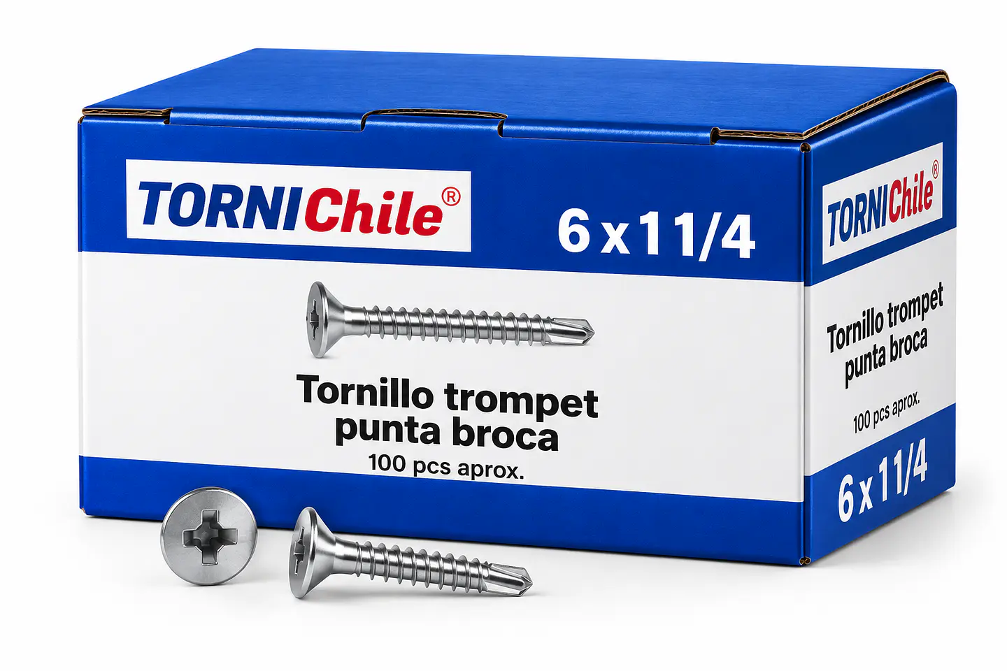 Tornillo Punta Broca 6x1 1/4 1
