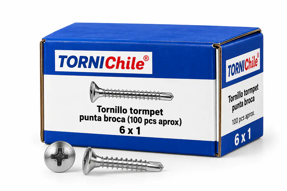 Tornillo Punta Broca 6x1 1