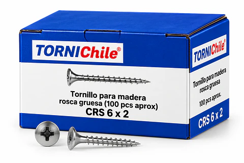 Tornillo Madera / Volcanita CRS 6x2