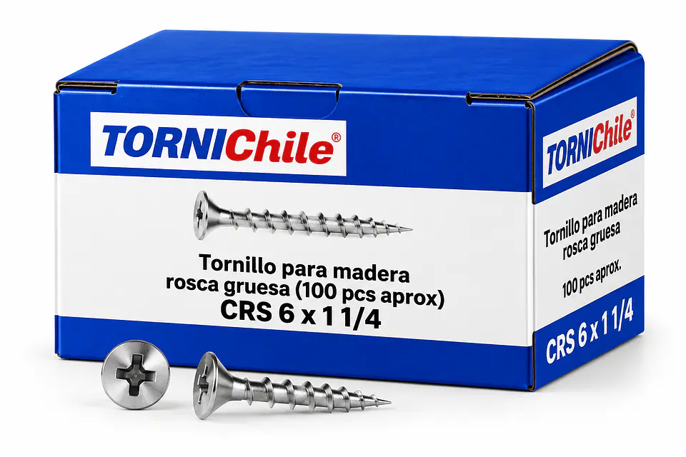 Tornillo Madera / Volcanita CRS 6x1 1/4 1