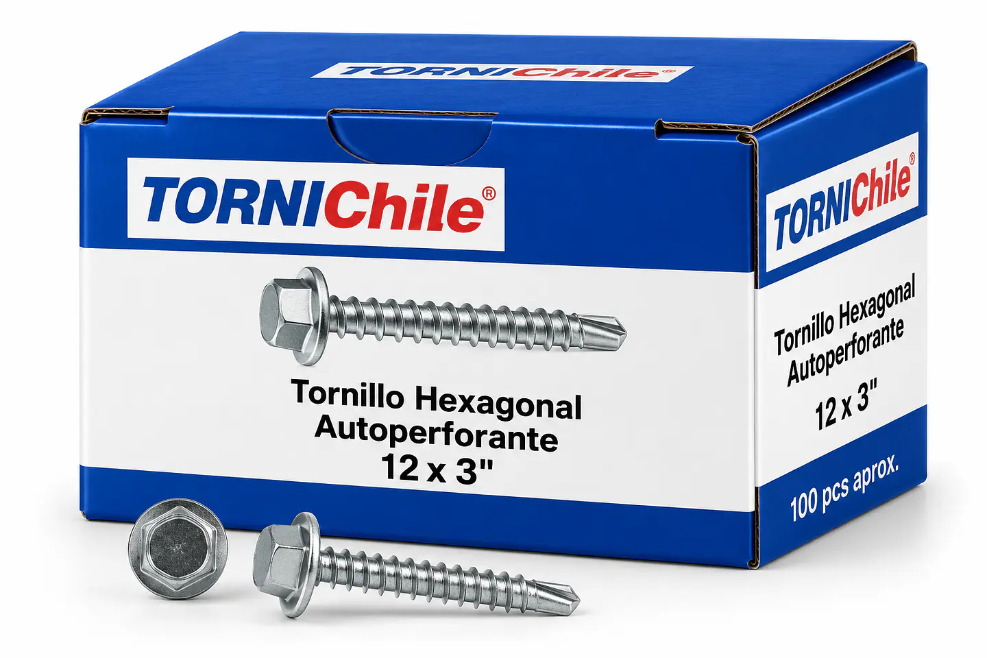 Tornillo Hexagonal Autoperforante 12x3 1