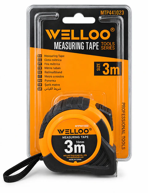 Huincha de Medir Wello 3.0 Metros