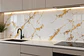 Plancha Marmoleada 122x244cm 2.5mm Calacatta Dorado - Miniatura 2
