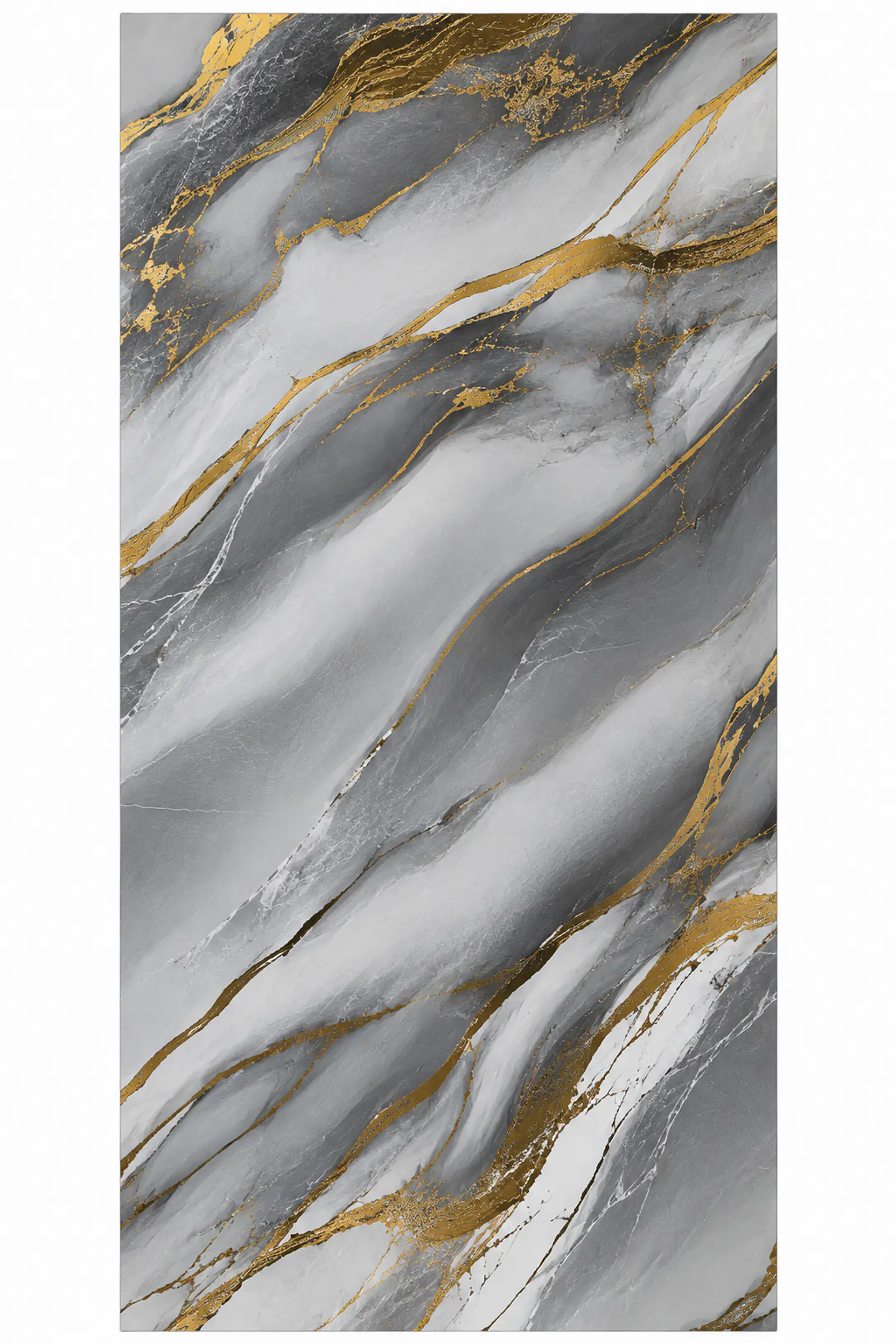 Plancha Marmoleada 122x244cm 2.5mm Marmol Gris Dorado 1
