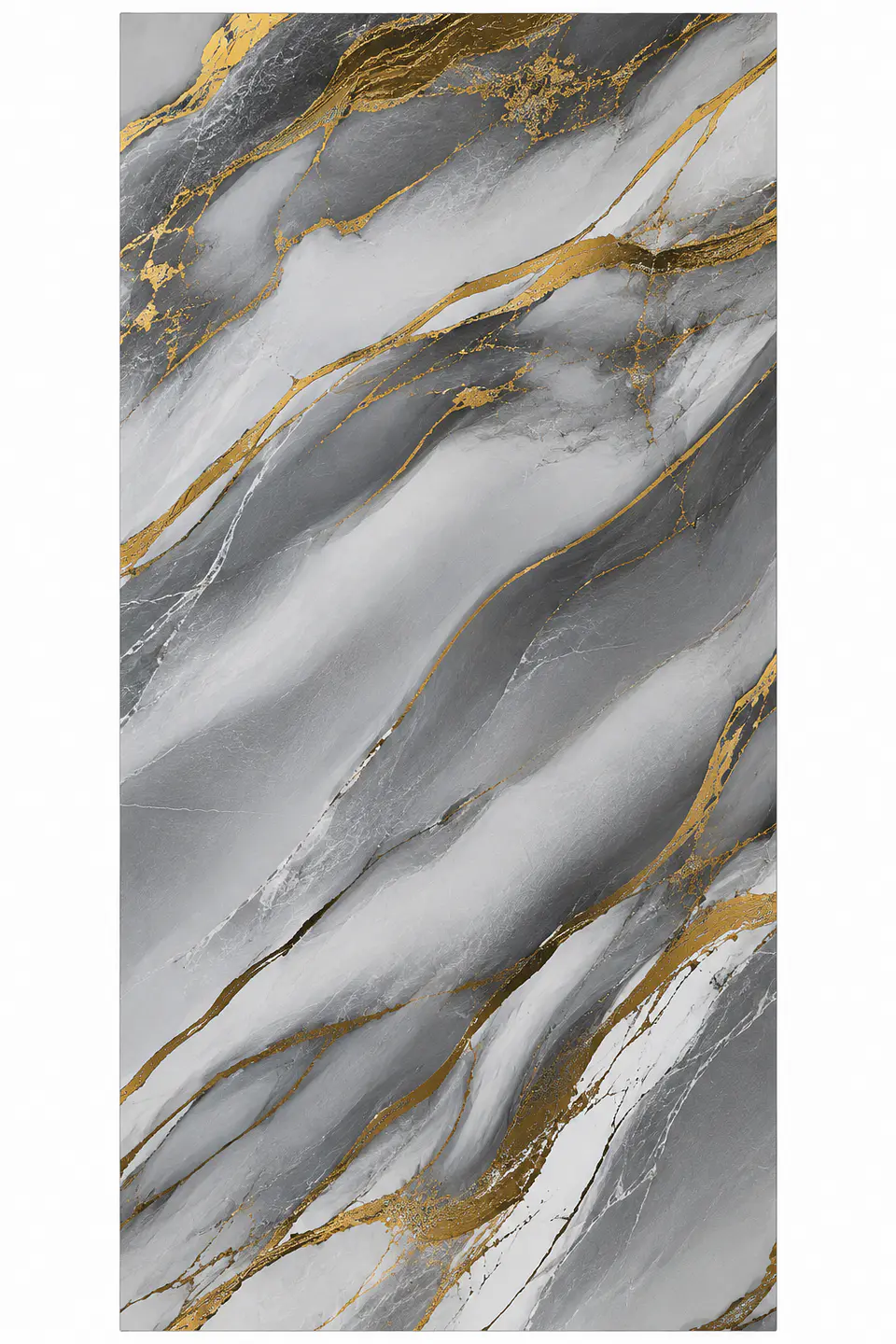 Plancha Marmoleada 122x244cm 2.5mm Marmol Gris Dorado 1