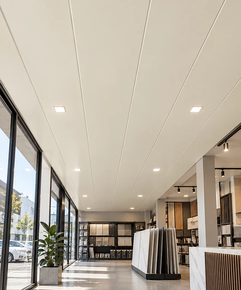Cielo PVC 400x2900x8mm Blanco Mate
