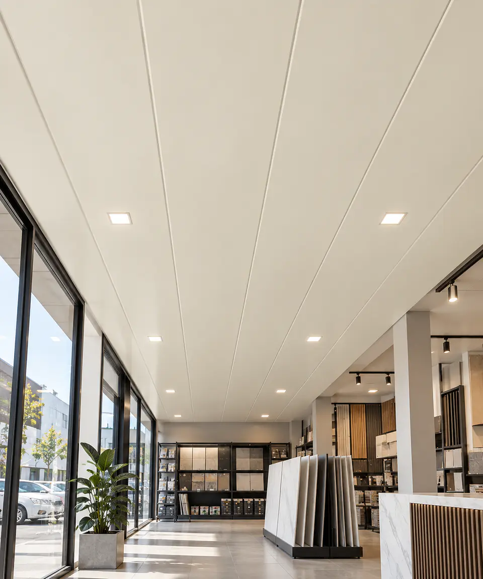 Cielo PVC 400x2900x8mm Blanco Mate 2