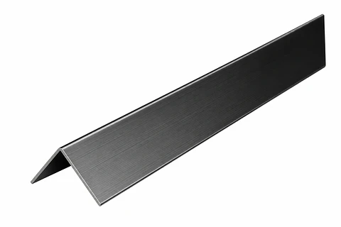 Perfil para Plancha Marmoleada Perfil Esquinero Negro