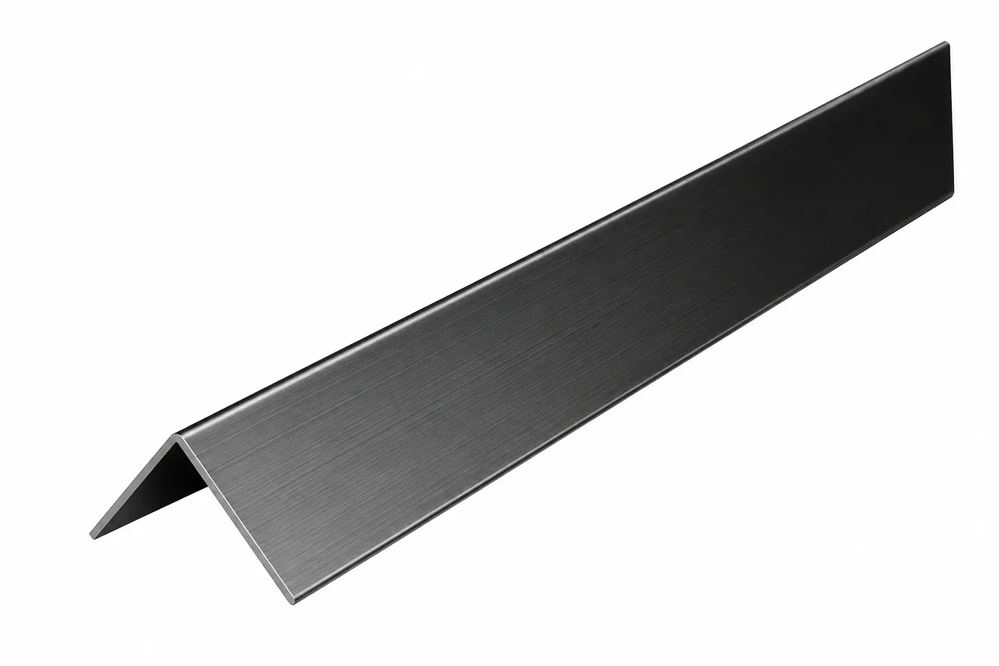 Perfil para Plancha Marmoleada Perfil Esquinero Negro 1