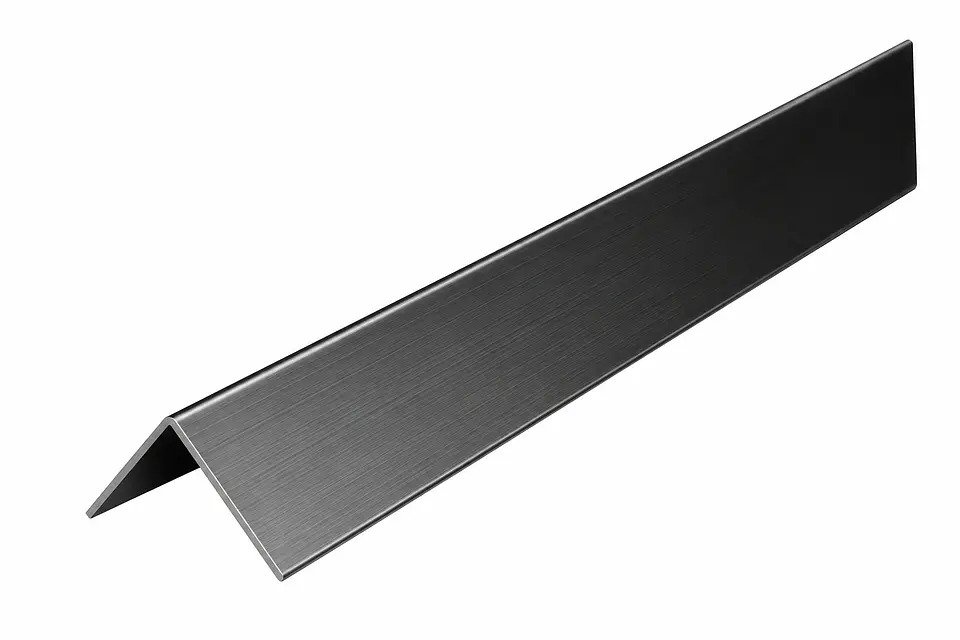 Perfil para Plancha Marmoleada Perfil Esquinero Negro 1