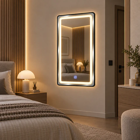 Espejo LED 60x80cm Black Rectangular L05-60-B