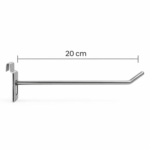 Gancho Panel Ranurado 20cm Economico