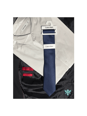 CORBATAS CALVIN KLEIN – PILGRIM SOLID NAVY