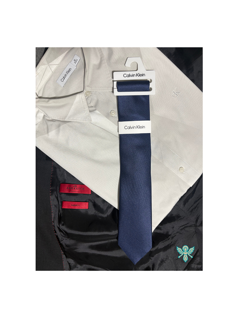 CORBATAS CALVIN KLEIN – PILGRIM SOLID NAVY 1