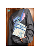BOLSO DISNEY STITCH Disney Stitch Bolso de Pasaporte Azul con Zíper Bandolera - Miniatura 3