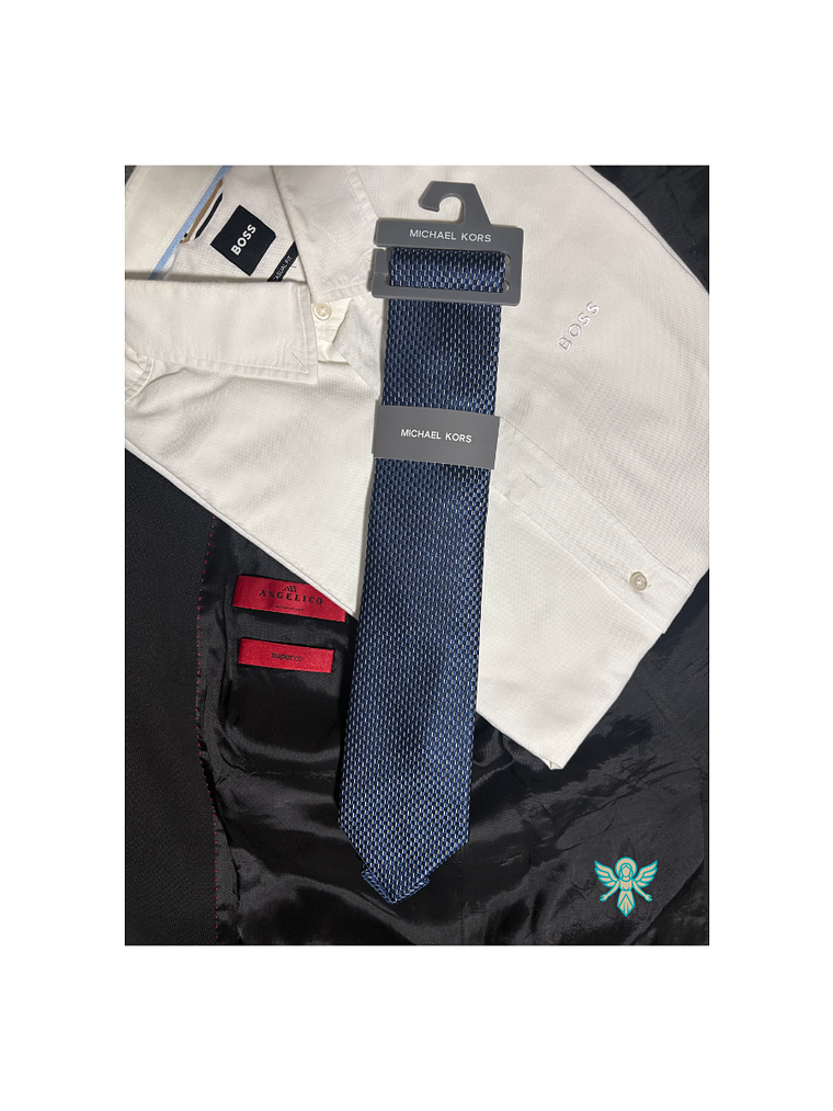 CORBATAS MICHAEL KORS HOLDEN MINI DARK NAVY 1