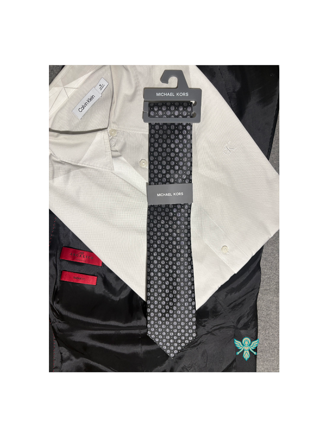 CORBATAS MICHAEL KORS ANASCO DOT BLACK 1