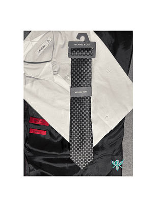 CORBATAS MICHAEL KORS ANASCO DOT BLACK