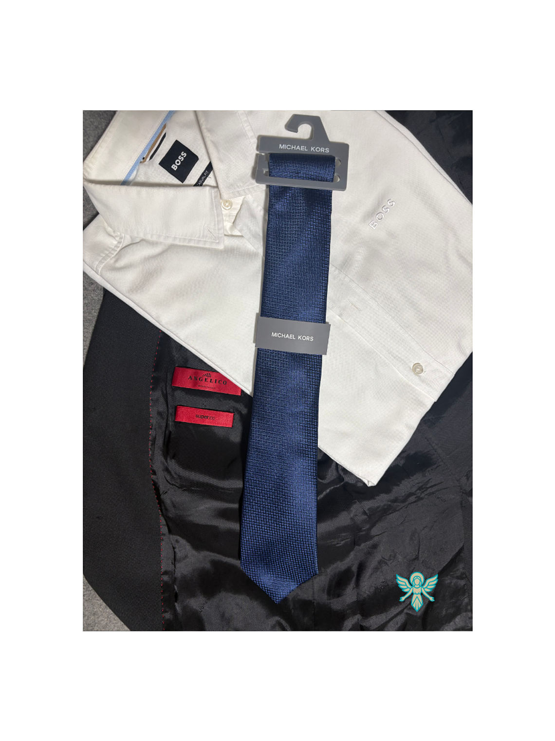 CORBATAS MICHAEL KORS SUMMER DOT NAVY 1