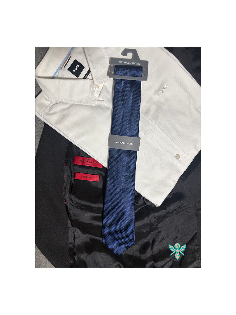 CORBATAS MICHAEL KORS SUMMER DOT NAVY 1