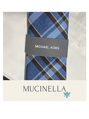 CORBATAS MICHAEL KORS GAMBLE MINI NAVY