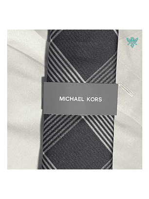 CORBATAS MICHAEL KORS MANET CHEK BLACK