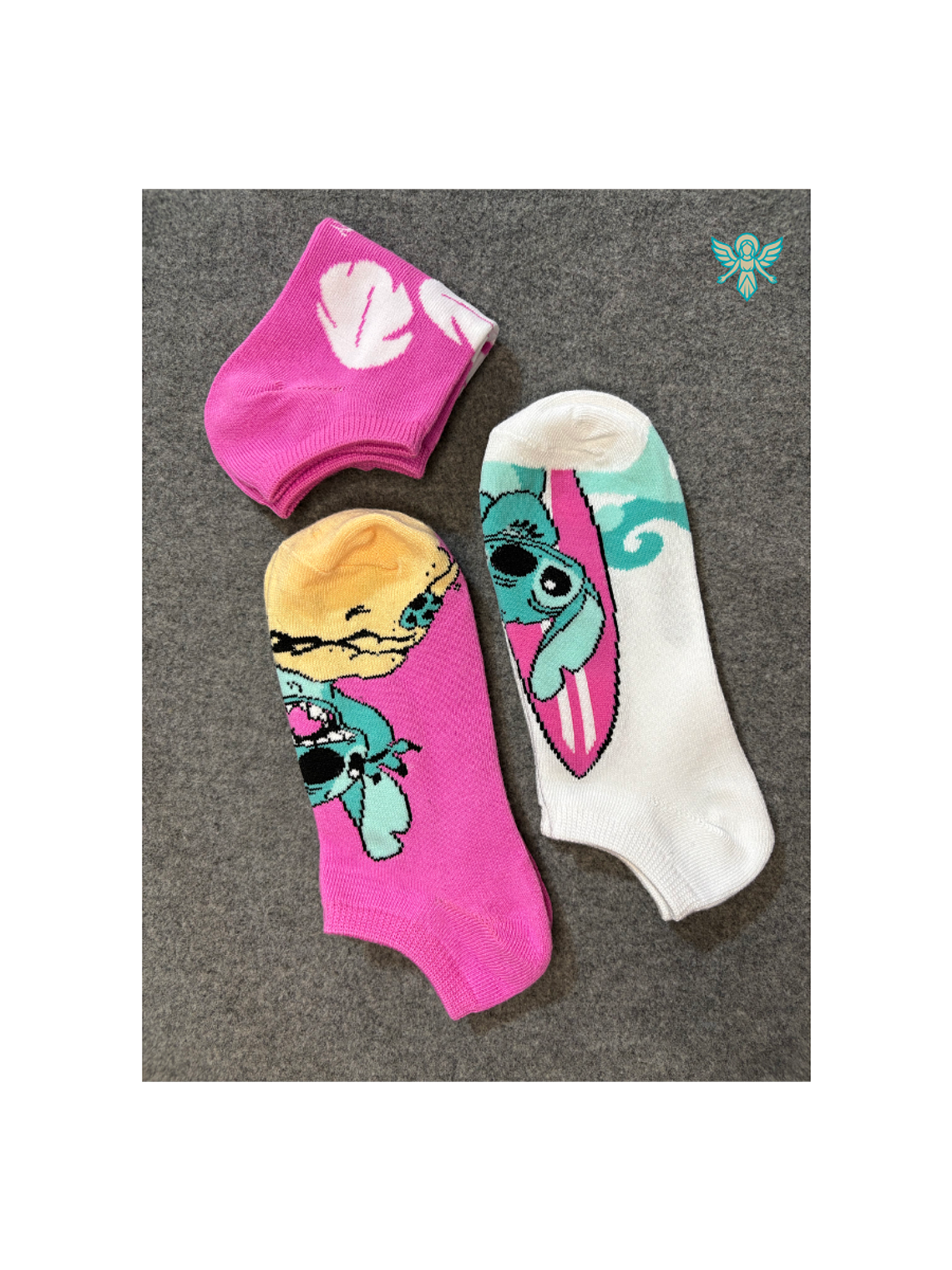 CALCETINES DISNEY STITCH PACK3 PNK 1